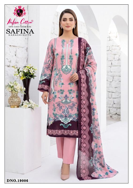 Nafisa cotton safina vol-19 wholesale dress materials area in ahmedabad